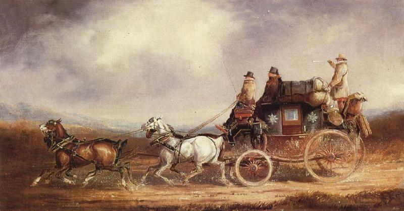 Charles Cooper The Edinburgh-London Royal Mail on the Road